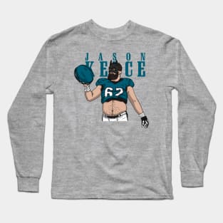 Jason Kelce Comic Style Long Sleeve T-Shirt